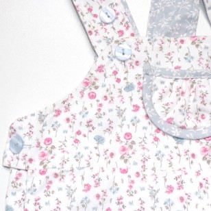 Rose Cord Reversible Dungarees