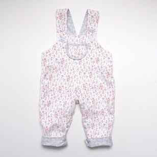 Rose Cord Reversible Dungarees
