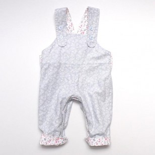 Rose Cord Reversible Dungarees