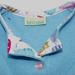 Sky Blue Cats Cardigan