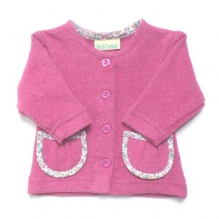 Antique Pink Cardigan with Pockets