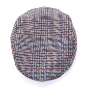 Tweed Check Flat Cap