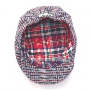 Tweed Check Flat Cap