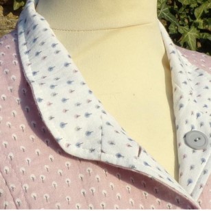 Pink Cream  - Ladies Reversible Summer Jacket- 