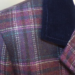 Heather Check - Ladies Fitted Short Jacket