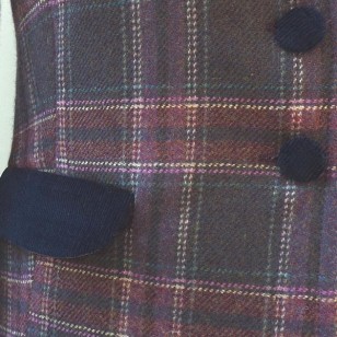 Heather Check - Ladies Fitted Short Jacket