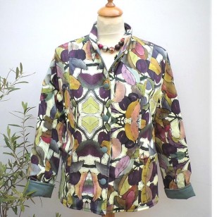 Damson Batik Jacket