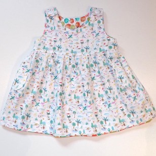 Apple Reveresible Pinafore