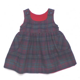 Red Cord Reversible Pinafore