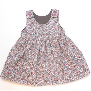 Taupe Cord Reversible Pinafore Taupe Cord Reversible Pinafore