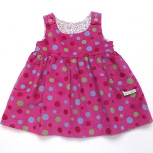 Pink Spots Reversible Pinafore Pink Spots Reversible Pinafore