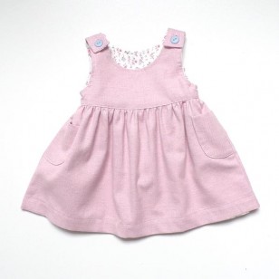 Rose Cord Pinafore