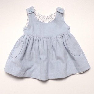 Sprig Cord Pinafore 