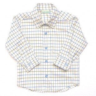 Classic Olive Blue Check Shirt