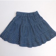 Blue Check Skirt